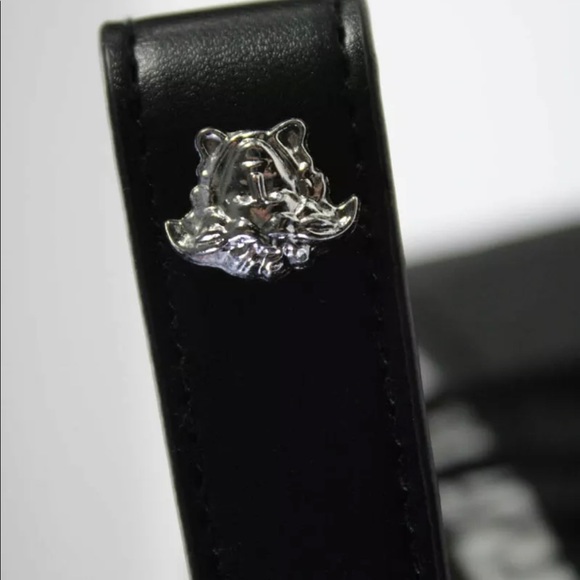 Versace Womens Nylon Metallic Drawstring Crossbody Bag Black Small Handb… - Picture 2 of 12